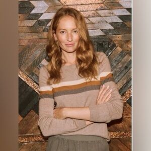 Faherty Small Horizon Surf Sweater in Fireside